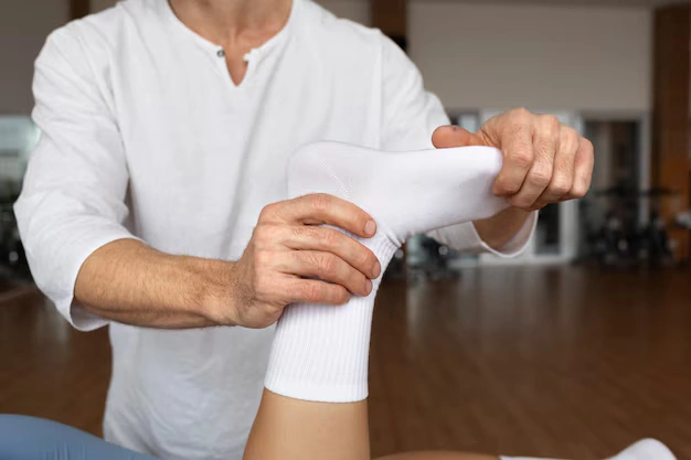 Patient doing physical rehabilitation for soft tissue injuries at The Shift Chiropractic Oakland